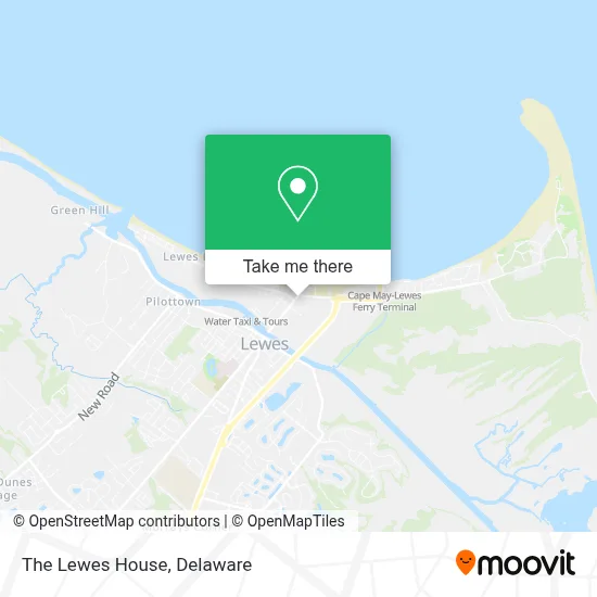 The Lewes House map