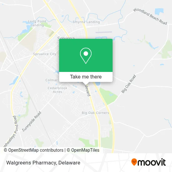 Walgreens Pharmacy map