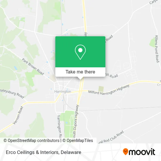 Erco Ceilings & Interiors map