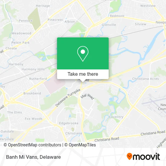 Banh Mi Vans map