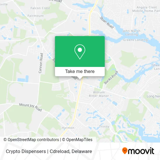 Crypto Dispensers | Cdreload map