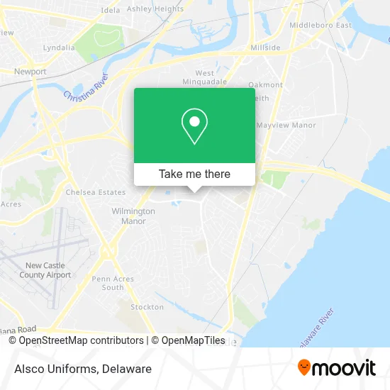 Alsco Uniforms map