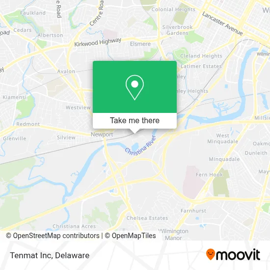 Tenmat Inc map