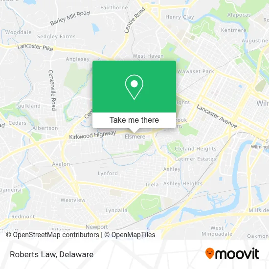Roberts  Law map
