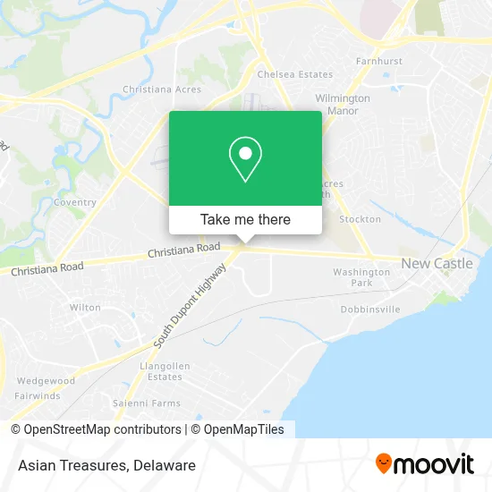 Asian Treasures map