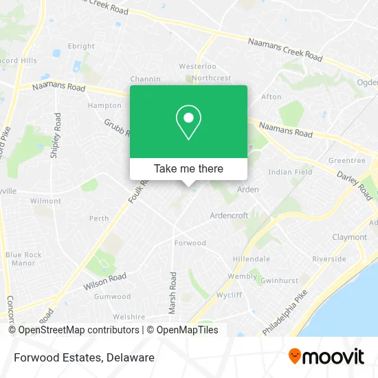 Forwood Estates map