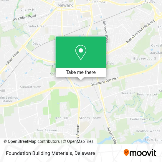 Foundation Building Materials map
