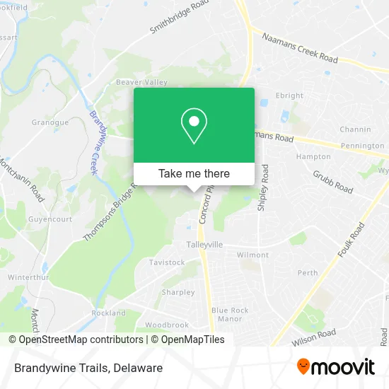 Brandywine Trails map