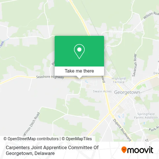 Carpenters Joint Apprentice Committee Of Georgetown map