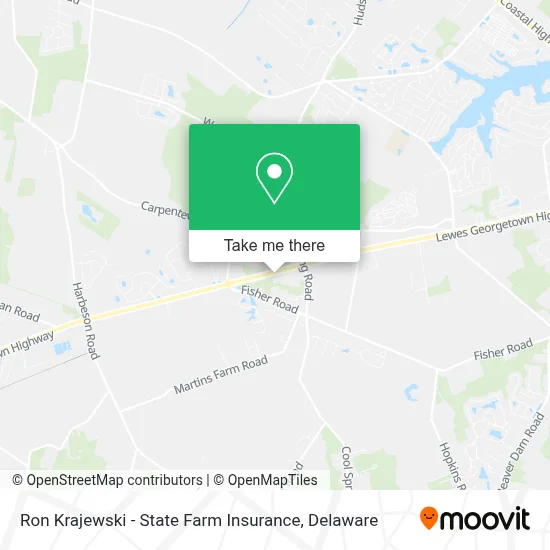 Ron Krajewski - State Farm Insurance map