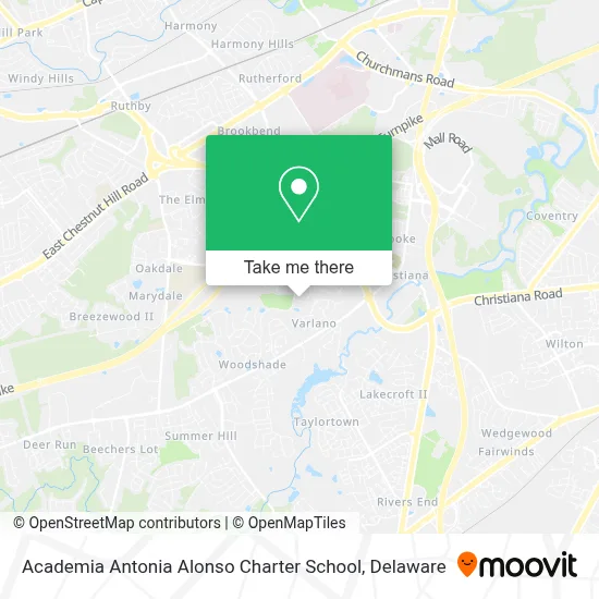 Academia Antonia Alonso Charter School map