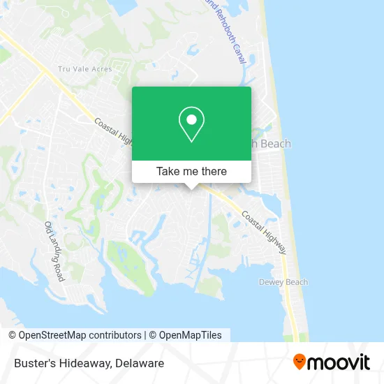 Buster's Hideaway map
