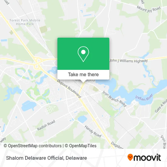 Shalom Delaware Official map