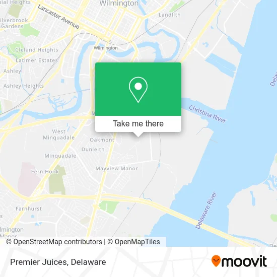 Premier Juices map