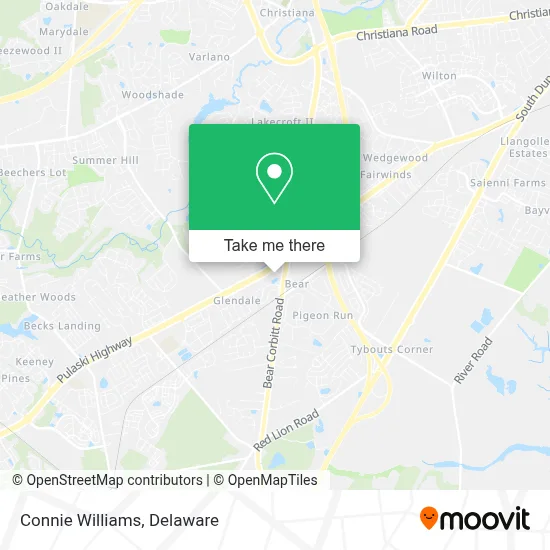 Connie Williams map