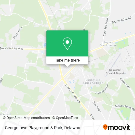 Georgetown Playground & Park map