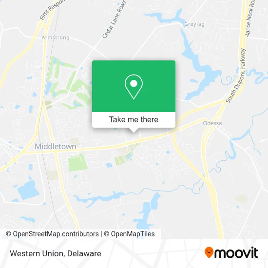 Western Union map