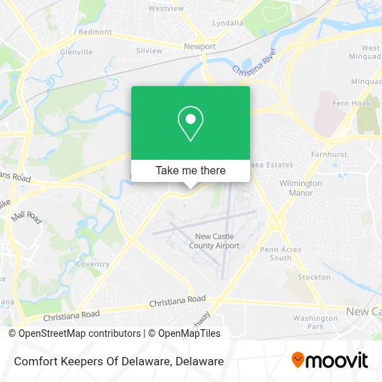 Comfort Keepers Of Delaware map