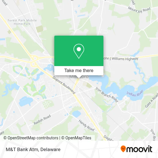 M&T Bank Atm map