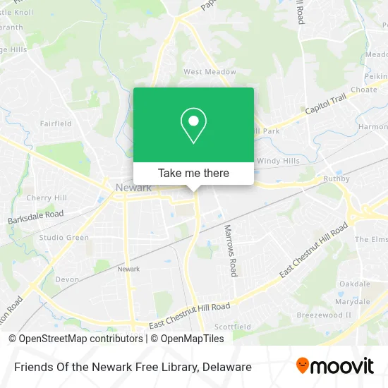 Friends Of the Newark Free Library map