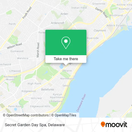 Secret Garden Day Spa map