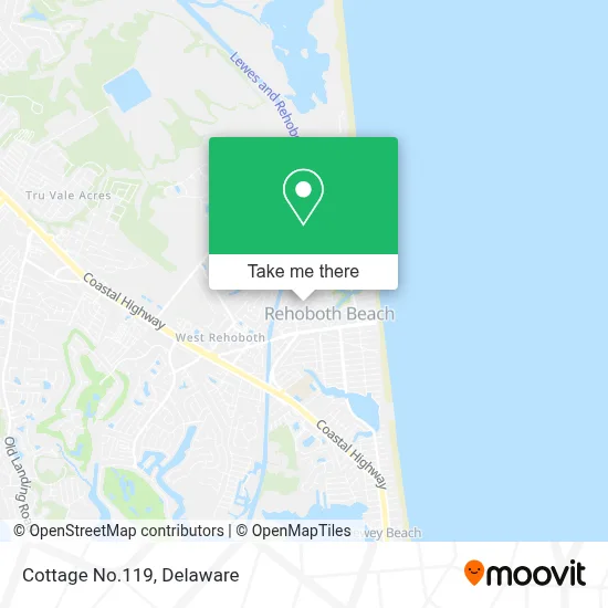 Cottage No.119 map