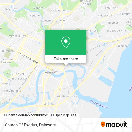 Church Of Exodus map
