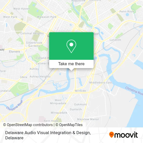 Delaware Audio Visual Integration & Design map