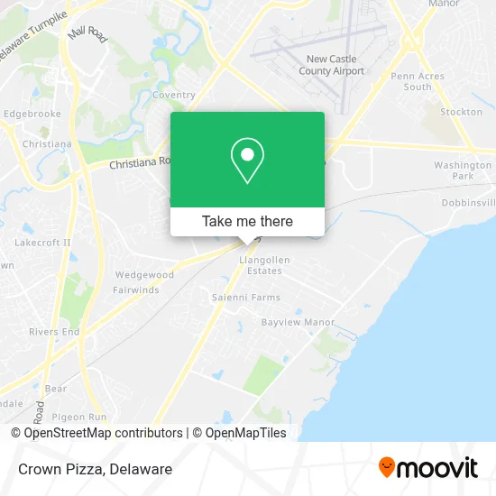 Crown Pizza map