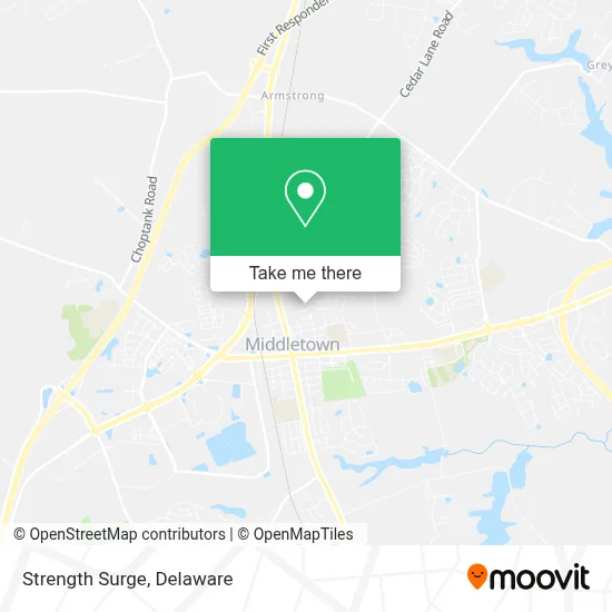 Strength Surge map