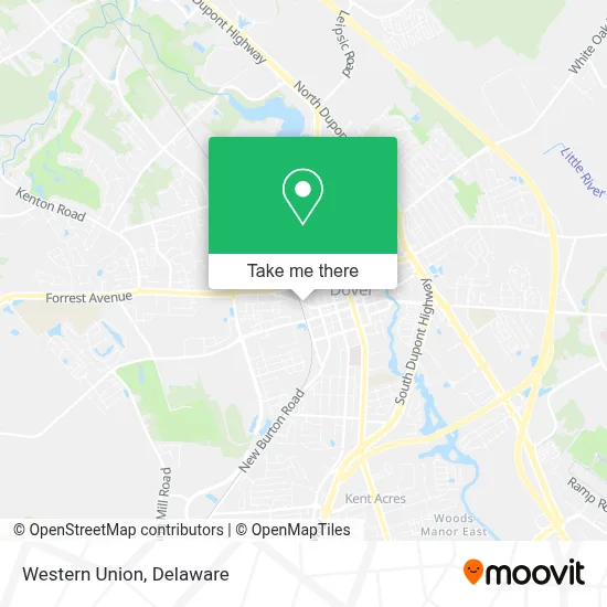 Western Union map