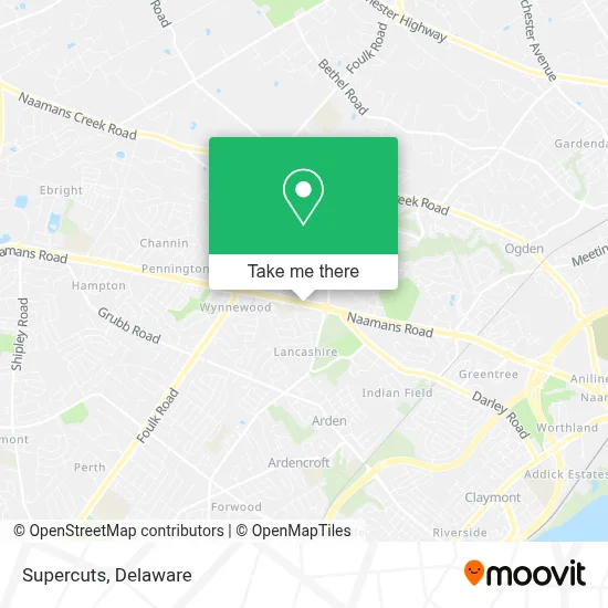 Supercuts map