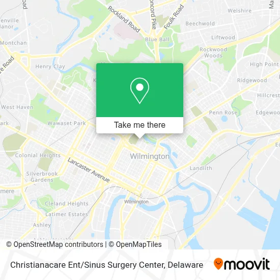 Christianacare Ent / Sinus Surgery Center map