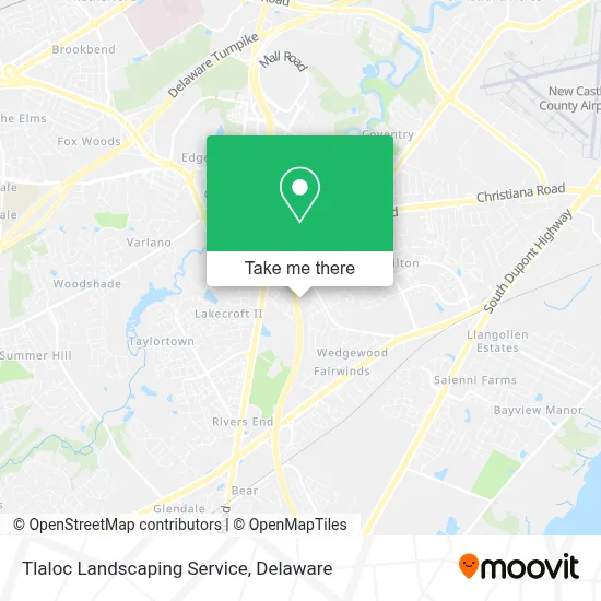 Tlaloc Landscaping Service map