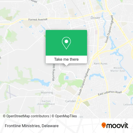 Frontline Ministries map