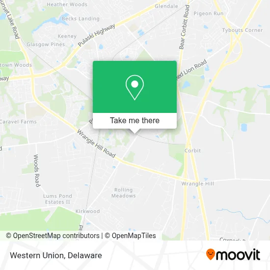 Western Union map