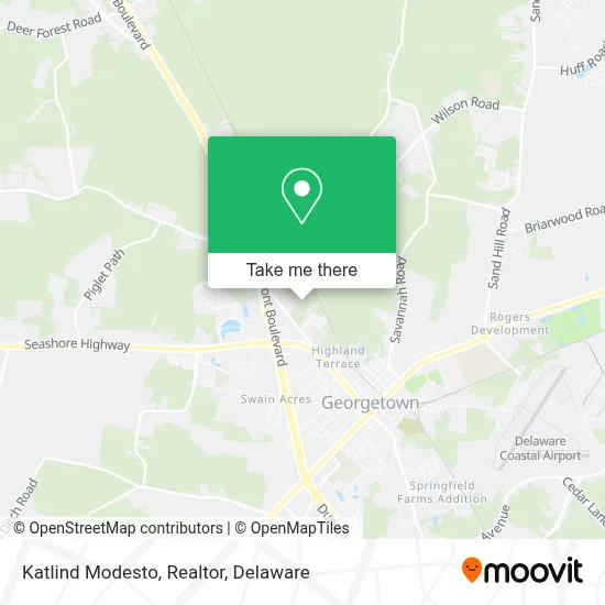 Katlind Modesto, Realtor map