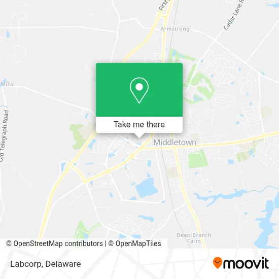 Labcorp map