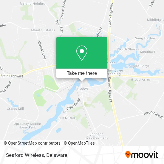 Seaford Wireless map