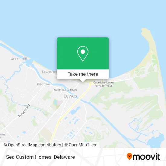 Sea Custom Homes map