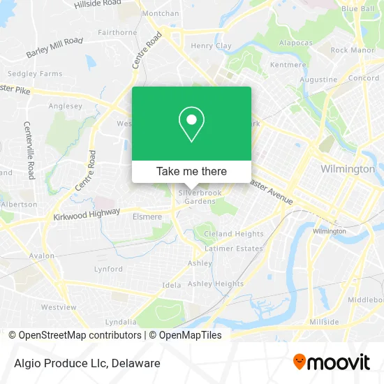 Algio Produce Llc map