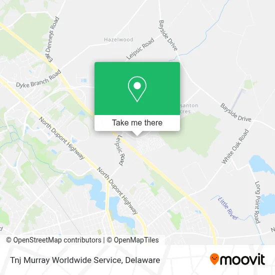 Tnj Murray Worldwide Service map