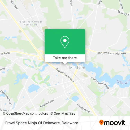 Crawl Space Ninja Of Delaware map