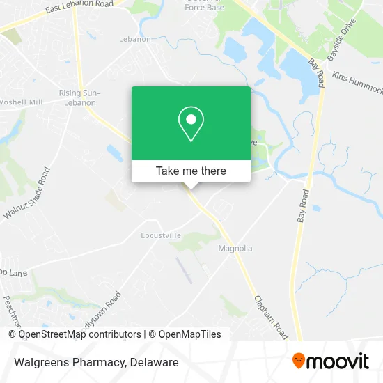 Walgreens Pharmacy map