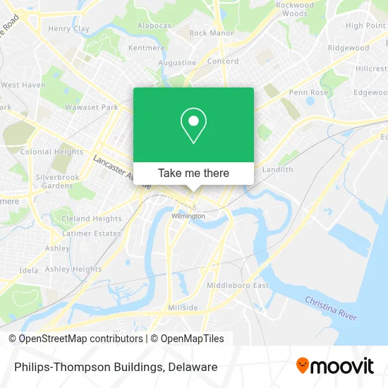 Philips-Thompson Buildings map