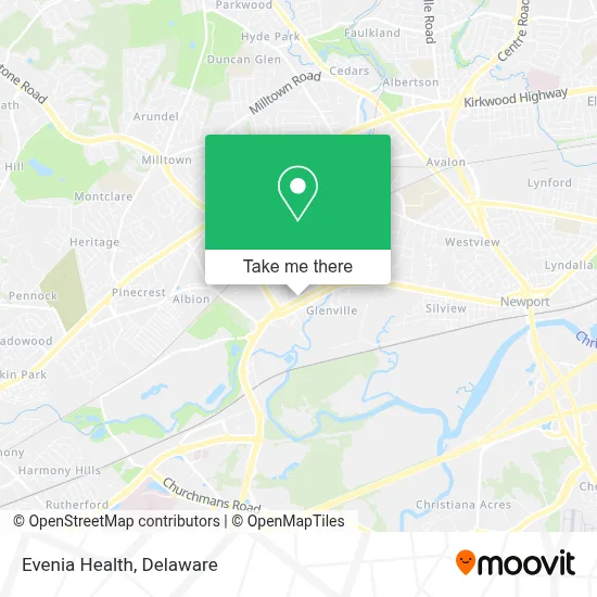 Evenia Health map