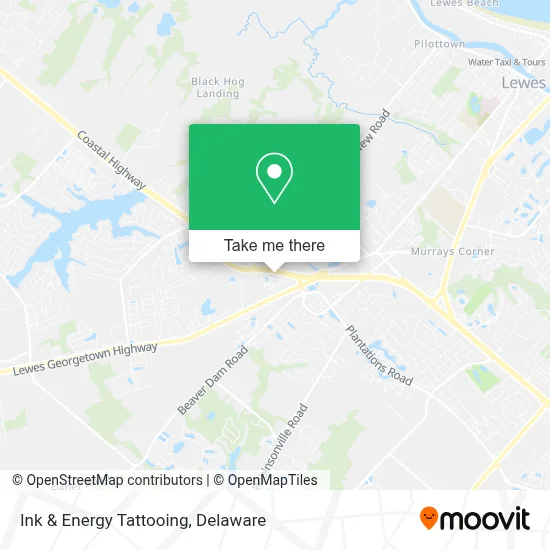 Ink & Energy Tattooing map