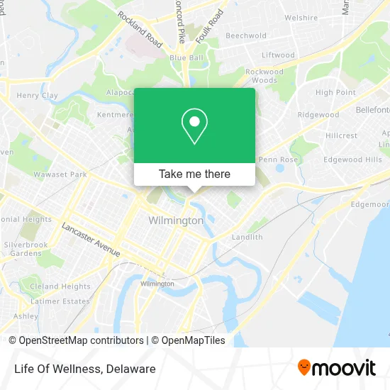 Life Of Wellness map