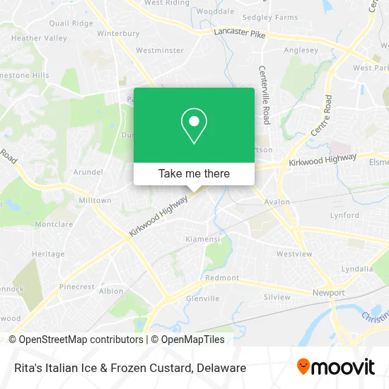 Rita's Italian Ice & Frozen Custard map