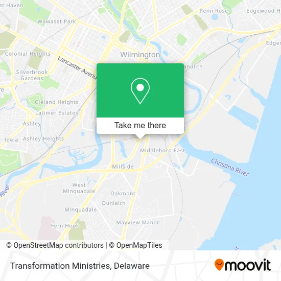 Transformation Ministries map